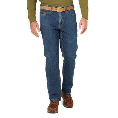 Ridgecut Men's Straight Fit Mid-Rise Denim Flex Work Jeans