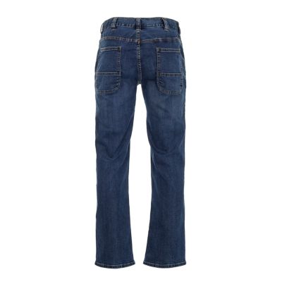 Image showing  Men's Straight Fit Mid-Rise Denim Flex Work Jeans