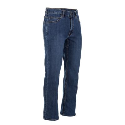 Image showing  Men's Straight Fit Mid-Rise Denim Flex Work Jeans