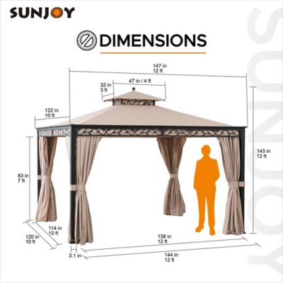 Image showing  10 x 12 ft. Candlebrook Gazebo, A101003202