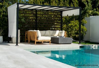 Image showing 7 th Sunjoy 10 ft. x 12 ft. Calora Pergola
