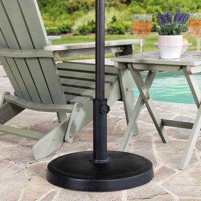 Image showing  Universal 30 lb. Black Heavy Duty Cement Filled Patio Umbrella Base