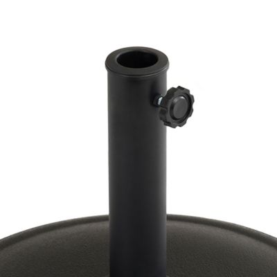 Image showing  Universal 30 lb. Black Heavy Duty Cement Filled Patio Umbrella Base