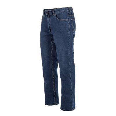 Image showing  Men's Straight Fit Mid-Rise Denim Flex Work Jeans