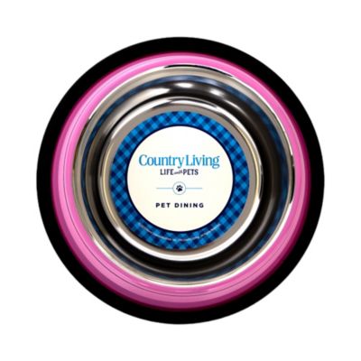 Image showing  Ribbed No-Tip Non-Skid Pet Bowls, 2 ct.