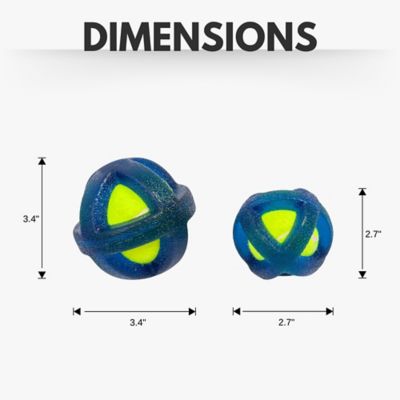 Image showing  Large and Small Dog Agility Tennis Balls Dog Chew Toys