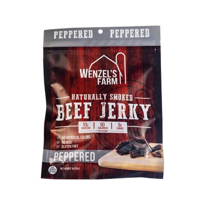 Wenzel's Farm Peppered Beef Jerky, 3 oz.