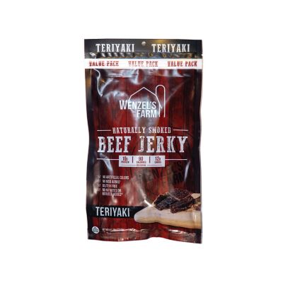 Wenzel's Farm Teriyaki Beef Jerky, 10 oz.