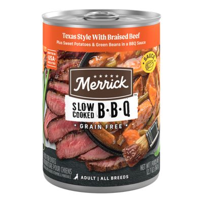 Merrick BBQ Texas Wet Dog Food, 12.7 oz. Can, 295957