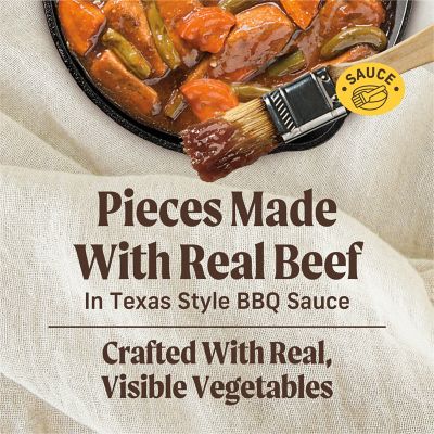 Image showing  Slow Cooked BBQ Texas Style with Braised Beef Wet Dog Food, 12.7 oz.