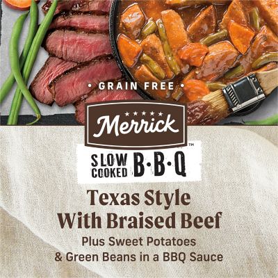 Image showing  Slow Cooked BBQ Texas Style with Braised Beef Wet Dog Food, 12.7 oz.
