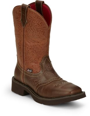 Justin boots steel outlet toe womens