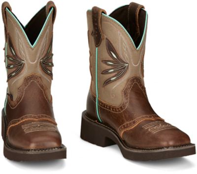 Image showing 6 th Justin Women's Nettie Western Boots, 8 in.