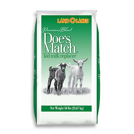 Land O'Lakes Doe's Match Premium Non-Medicated Kid Milk Replacer, 50 lb.