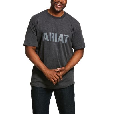 Ariat Rebar Cotton Strong Block Logo Short Sleeve Work T-Shirt