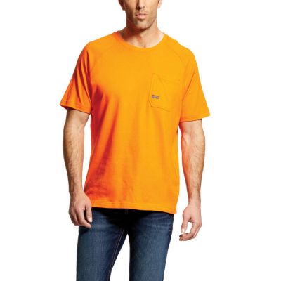 Image showing Ariat Men's Rebar Cotton Strong Short -Sleeve Work T-Shirt