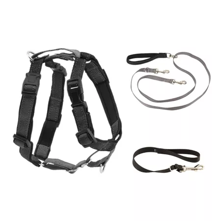 PetSafe 3-in-1 Reflective Dog Harness with 2-Point Control Leash Dog Basic Harnesses