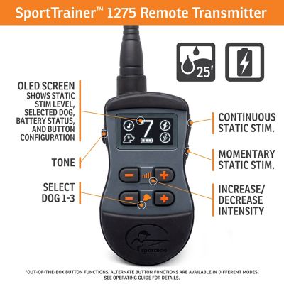 Image showing  3/4 Mile SportTrainer Remote Dog Training Collar