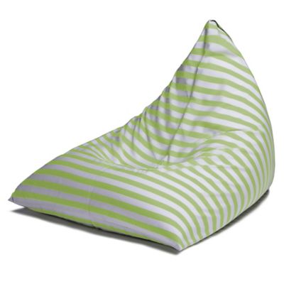 Image showing  Twist Outdoor Bean Bag Chair, Light Blue