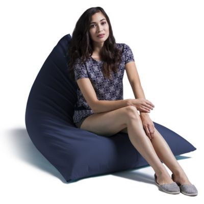 Image showing  Twist Outdoor Bean Bag Chair, Navy