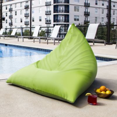 Image showing  Twist Outdoor Bean Bag Chair, Lime