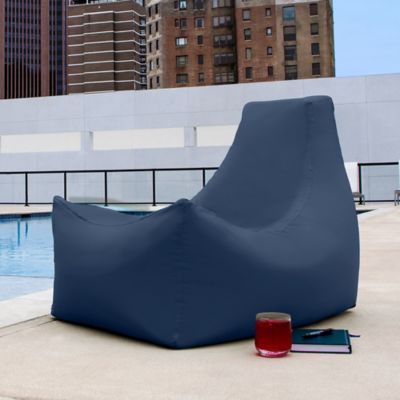 Image showing  Juniper Outdoor Bean Bag Patio Chair, Navy