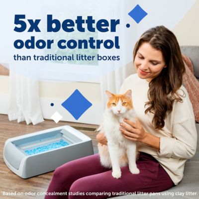 Image showing  ScoopFree Crystal Pro Front-Entry Self-Cleaning Litter Box