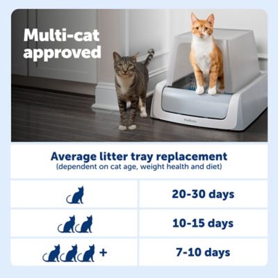 Image showing 7 th PetSafe ScoopFree Crystal Pro Front-Entry Self-Cleaning Litter Box