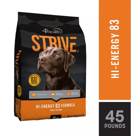 4health Strive All Life Stages Hi-Energy 83 Formula Dry Dog Food 45 lb Bag Dry Dog Food