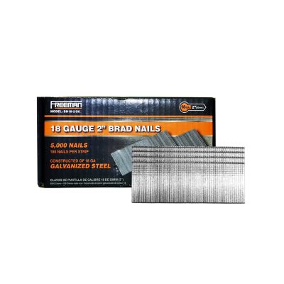 Freeman 2 in. 18-Gauge Glue Collated Brad Nails, 5,000 ct.