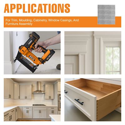 Image showing  2 in., 18 ga. Glue Collated Brad Nails, 5,000 ct.