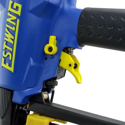Image showing  16 ga. 2-1/2 in. Pneumatic Straight Finish Nailer with Bag