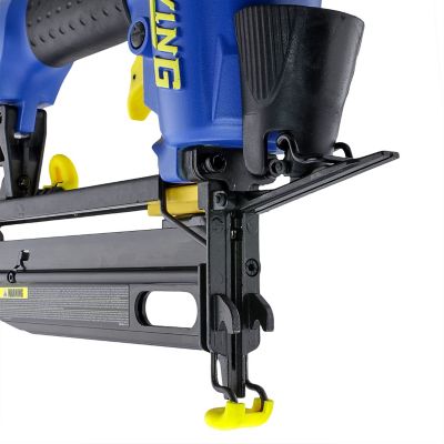 Image showing  16 ga. 2-1/2 in. Pneumatic Straight Finish Nailer with Bag