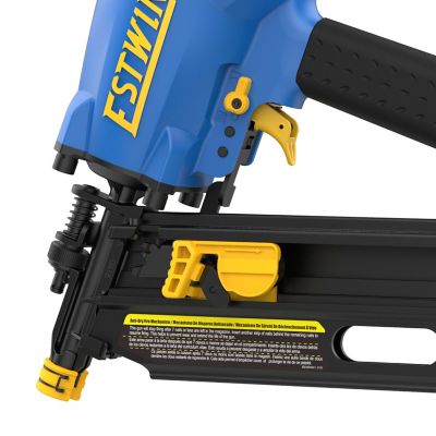 Image showing  3-1/2 in. Pneumatic 21 Degree Framing Nailer, Adjustable Metal Belt Hook, 1/4 in. NPT Industrial Swivel Fitting & Bag
