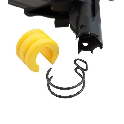 Image showing  3-1/2 in. Pneumatic 21 Degree Framing Nailer, Adjustable Metal Belt Hook, 1/4 in. NPT Industrial Swivel Fitting & Bag