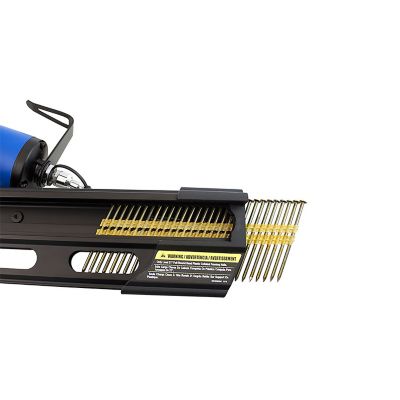 Image showing 6 th Estwing 3-1/2 in. Pneumatic 21 Degree Framing Nailer, Adjustable Metal Belt Hook, 1/4 in. NPT Industrial Swivel Fitting & Bag