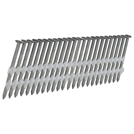 Freeman 21 Degree 2 in. Plastic Collated .113 in. Galvanized Ring Shank Framing Nails, 2,000 ct.