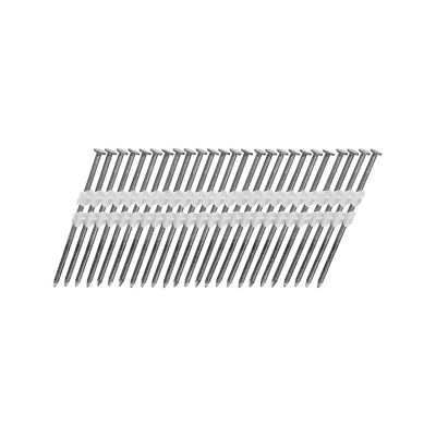 Image showing  0.131 in. x 3-1/4 in. 8-Gauge 21 Degree Plastic Collated Brite Finish Framing Nails, 2,000 ct.