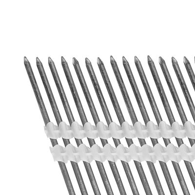 Image showing  0.131 in. x 3-1/4 in. 8-Gauge 21 Degree Plastic Collated Brite Finish Framing Nails, 2,000 ct.