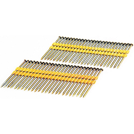 Freeman 21 Degree .131 in. x 3 in. Plastic Collated Brite Finish Smooth Shank Framing Nails, 2,000 ct.