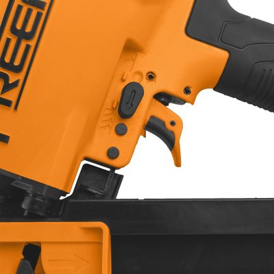 Image showing  3-1/4 in. 2nd Generation Compact Lightweight Pneumatic 21 Degree Framing Nailer with Belt Hook, 1/4 in. NPT Connector