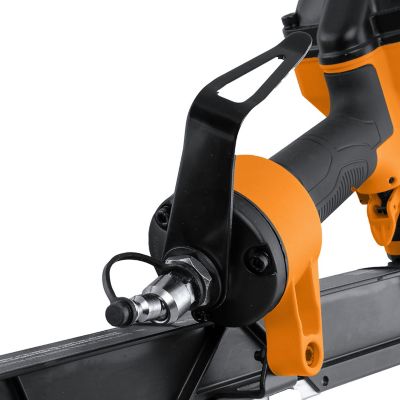 Image showing 5 th Freeman 3-1/4 in. 2nd Generation Compact Lightweight Pneumatic 21 Degree Framing Nailer with Belt Hook, 1/4 in. NPT Connector
