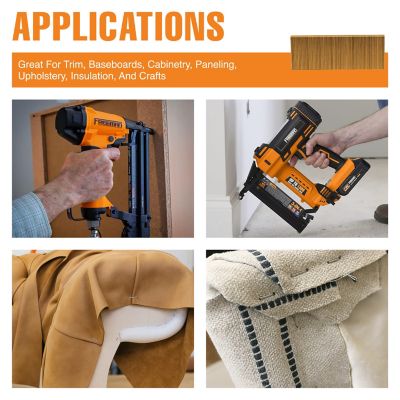 Image showing  18-Gauge 1 in. Glue Collated Narrow Crown Staples (1000 Count)