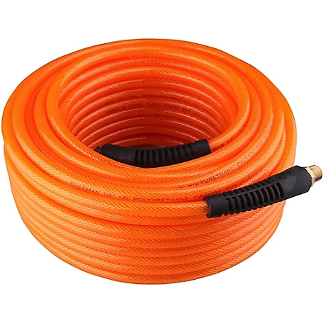 Freeman 1/4 in. NPT x 100 ft. Polyurethane Air Hose with Field Repairable Ends