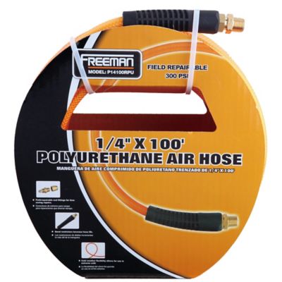 Image showing  1/4 in. NPT x 100 ft. Polyurethane Air Hose with Field Repairable Ends, 300 PSI