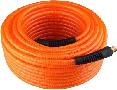 Freeman 1/4 in. x 50 ft. Polyurethane Air Hose with Field Repairable Ends, P1450RPU