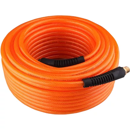 Freeman 1/4 in x 50 ft Polyurethane Air Hose with Field Serviceable Ends P1450RPU Air Hoses