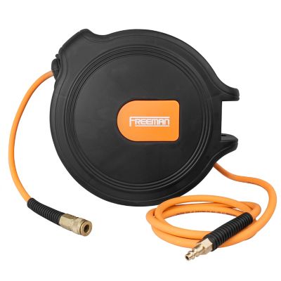 Image showing  1/4 in. x 65 ft. Compact Retractable Air Hose Reel with Fittings