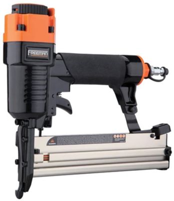 Image showing 2 th Freeman Pneumatic Framing and Finishing Nailers and Staplers Combo Kit with Canvas Bag, 5 pc.