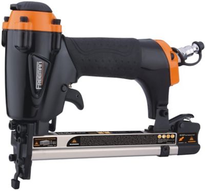 Image showing 3 th Freeman Pneumatic Framing and Finishing Nailers and Staplers Combo Kit with Canvas Bag, 5 pc.